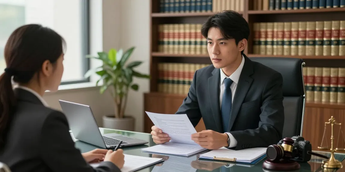 Criminal lawyer consulting with client on legal matters, knowing it is crucial for their case.